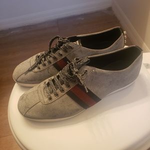 Gucci Web Sneaker (Glitter Studs)